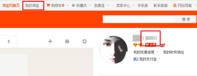 如何通过支付宝账户查询所对应的淘宝会员名?