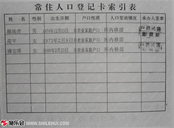 һ�����ڵĳ�ס���ڵǼ�������