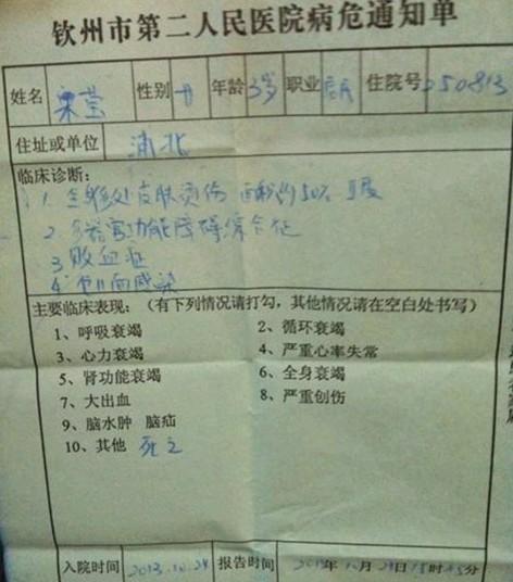 ��ΪС��Ө��������ֹۣ�ҽ�����˼��β�Σ֪ͨ�����ӵ�֪ͨ������Ө�ĸ�ĸ���ʵ�˵����������