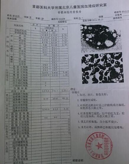 л��Ƶ�ѪҺ��鱨�档