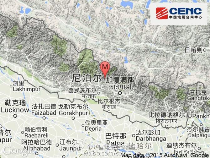 04��25��14ʱ11�����Ჴ������γ28.2�ȣ�����84.7�ȣ�����8.1��������Դ���20ǧ��