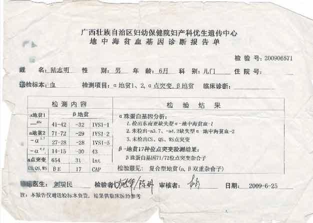 2009��6�£�־�����ղ��ϣ�����Ѫɫ����ҽԺȷ�ﻼ�����͵��к�ƶѪ��ҽ��˵��������ƺ��ӻ��5�꣬����������ƽ�������Ѫ����������Ҫ�������ֵ�ҽ�Ʒѡ�ͻ�������Ķ��˰Ѹո������׵�½������ɵ�ˡ�ҽ������־���ְ��ڼ���ũ��ҡҡͷ˵��&ldquo;�������������Ӵ&rdquo;��