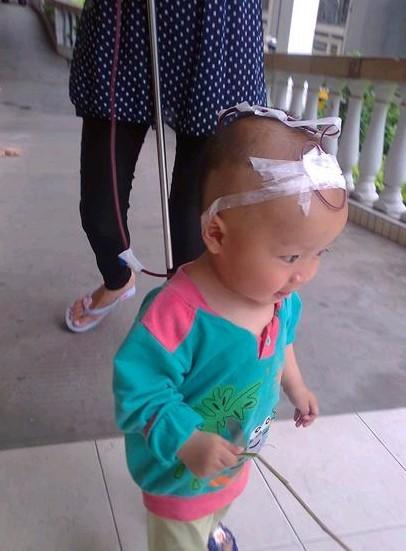 小承轩每月要到医院住院,输三袋血