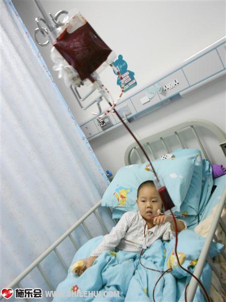 化疗过后血象下降,又吃不下东西,养了几天还这个样子,面色憔悴,只有靠输血让血象升起来
