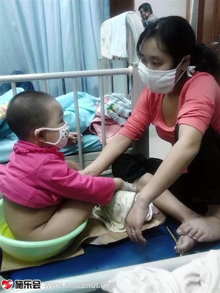 妈妈天天这样护理我,谢谢妈妈!