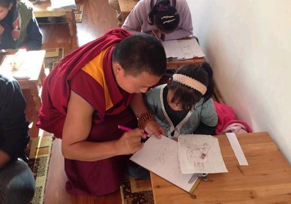 校长教最小的孩子,细节