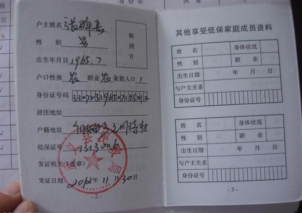 张群岳的低保证
