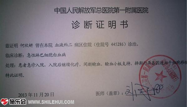 海军总医院的主治医生章波开的诊断证明