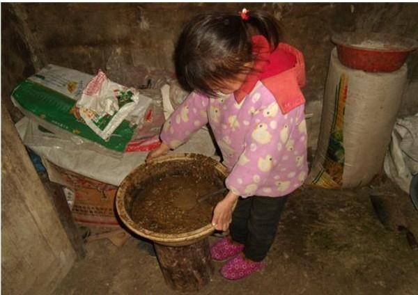 从学校回来,她就会赶去喂小猪,因为爷爷说过,等小猪长大了卖了钱,给她买个巴拉拉小魔仙的玩具