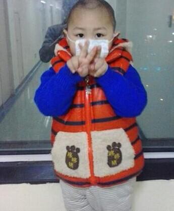 可爱的孩子,你要赶快好起来