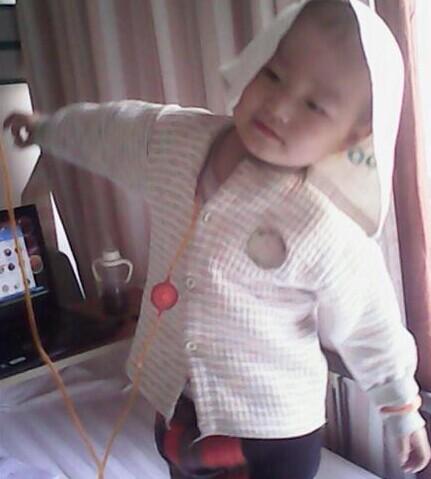 开心跳舞,希望病赶快好起来!