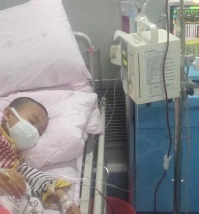 看着孩子睡着了,心里挺欣慰的,因为这个时候他感觉不到痛苦。