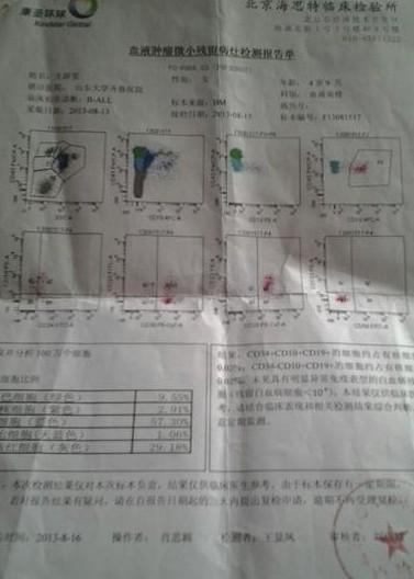 医院的临床检测报告单