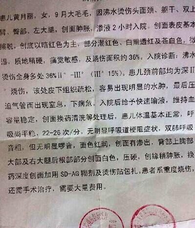 这是医院主治医生欧阳长生开的病情介绍