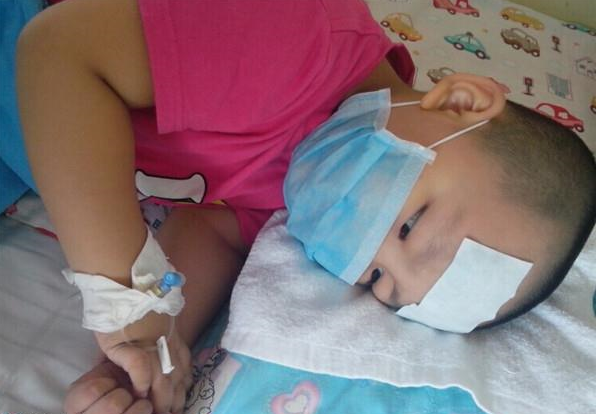 一次次的化疗,孩子已经习惯了。